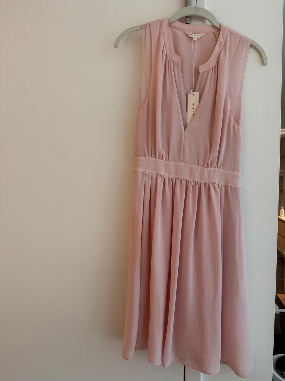 Rebecca Taylor Blush Pink Sleeveless Dress